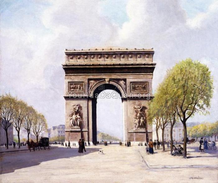 L'arc du triomphe - 简·弗朗索瓦·拉法埃里